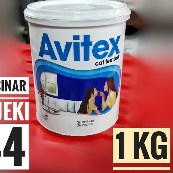 Jual Baru Avitex Kiloan 1 Kg Super White Super Black Cat Tembok Interior Dinding Plafon Avian 6248