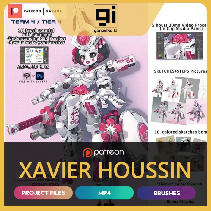 Jual XA - PATREON TERM 04 TIER 04 - GUNDAM GEISHA VIDEO + PSD FILE ...