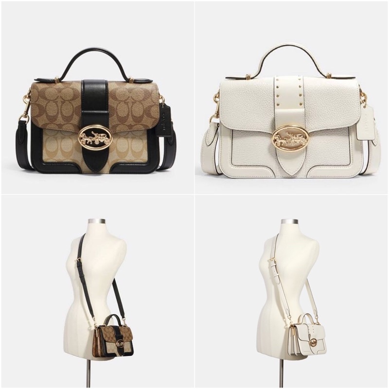 COACH 6503 6504 SMALL GEORGIE TOP HANDLE Original 100