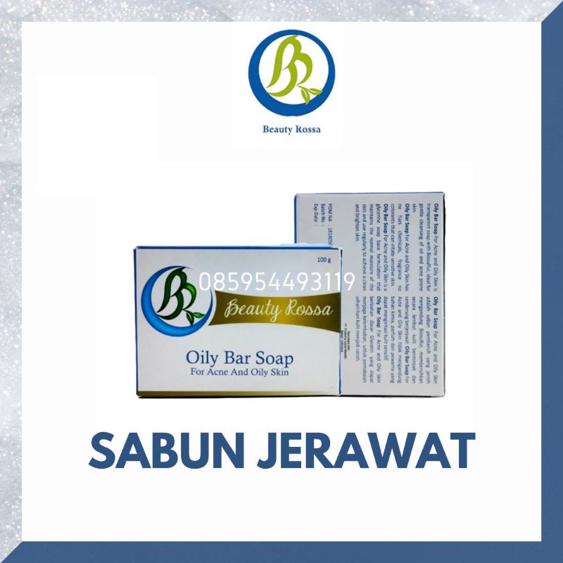 Sabun Jerawat Beauty Rossa oily bar soap beautyrossa ori sabun batang untuk wajah jerawat
