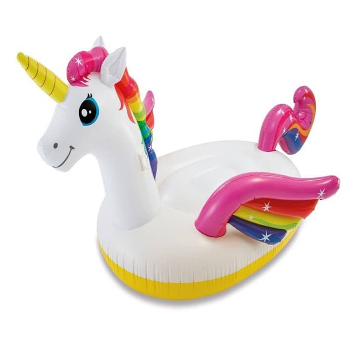 Jual VIRAL !! Intex 57561 Unicorn Ride On Floaties / pelampung ban ...