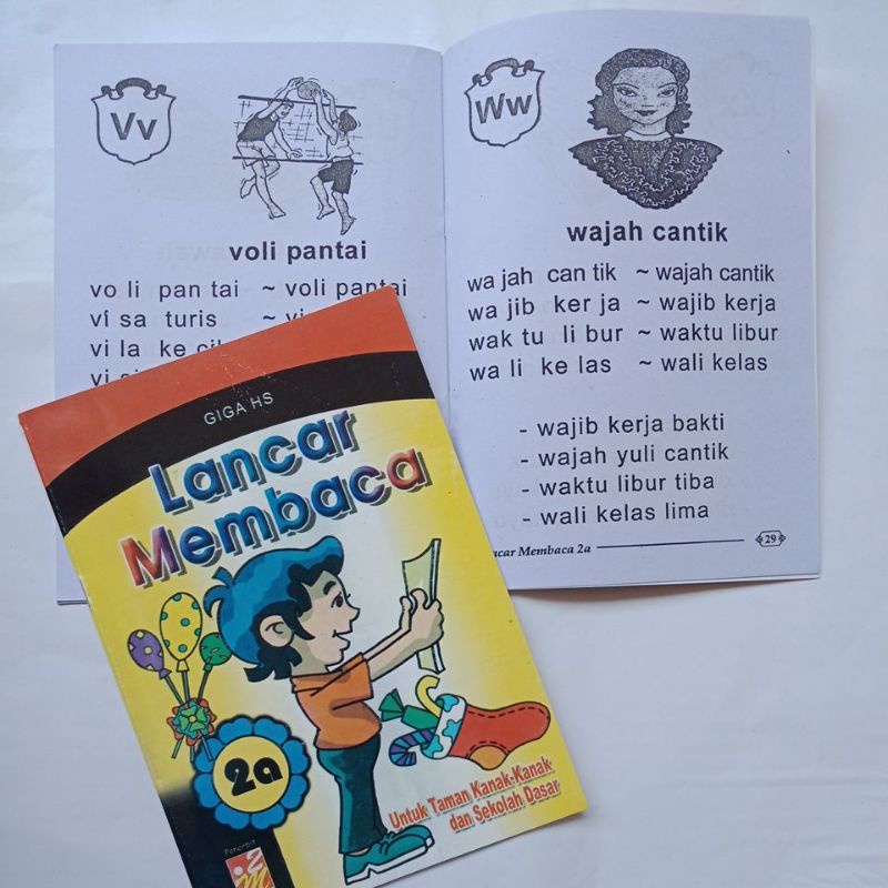 Jual Buku Anak TK SD Lancar Membaca 1a 1b 2a 2b - Belajar Menulis Huruf ...