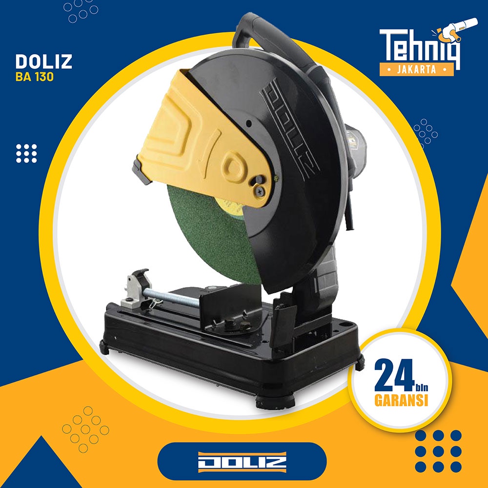 Jual Mesin Pemotong Potong Besi DOLIZ BA 130 Cut Off Machine 14 Inch ...