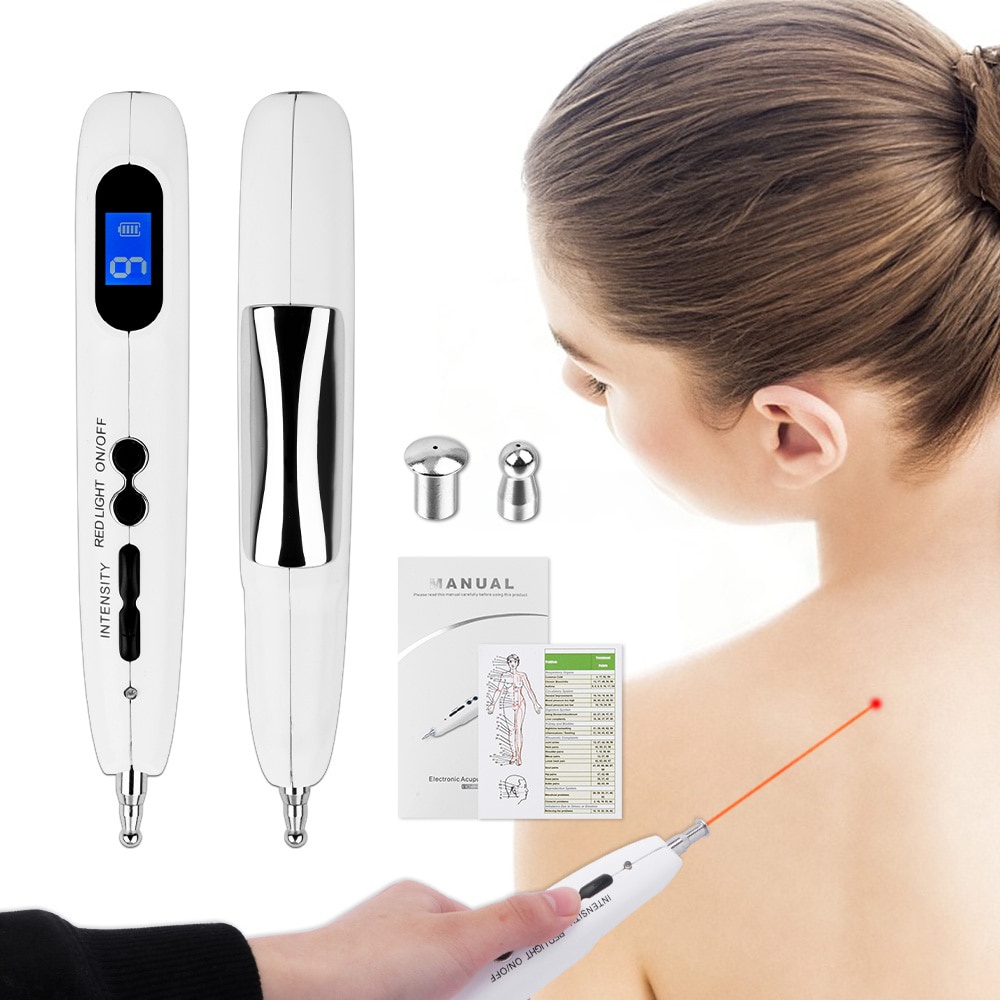 Jual PREORDER Electric Acupuncture Pen Massager Pen Rechargeable Laser