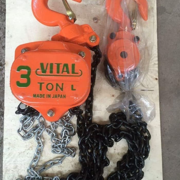 Jual Danzifew Chain block VITAL 3 ton x 7 meter made in japan | Shopee ...