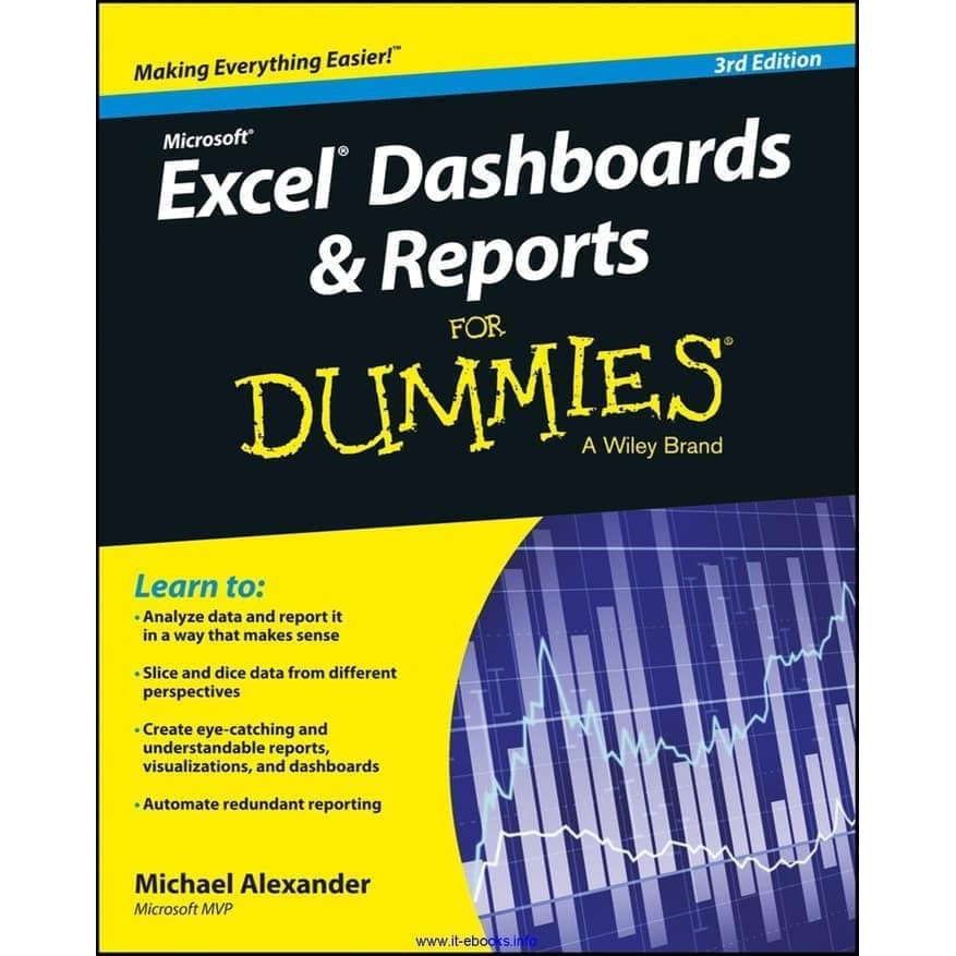 Jual (BUKU ORI KW) Excel Dashboards And Reports For Dummies (3rd ...