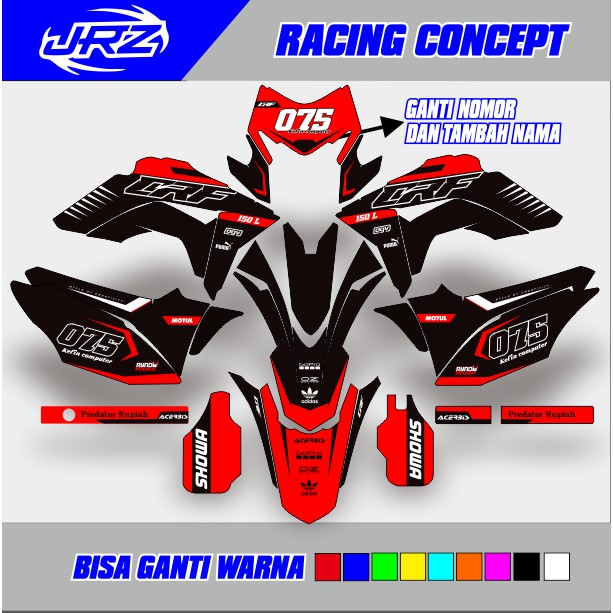 Jual Decal Crf Super Glossy Premium Full Body Custom Shopee Indonesia