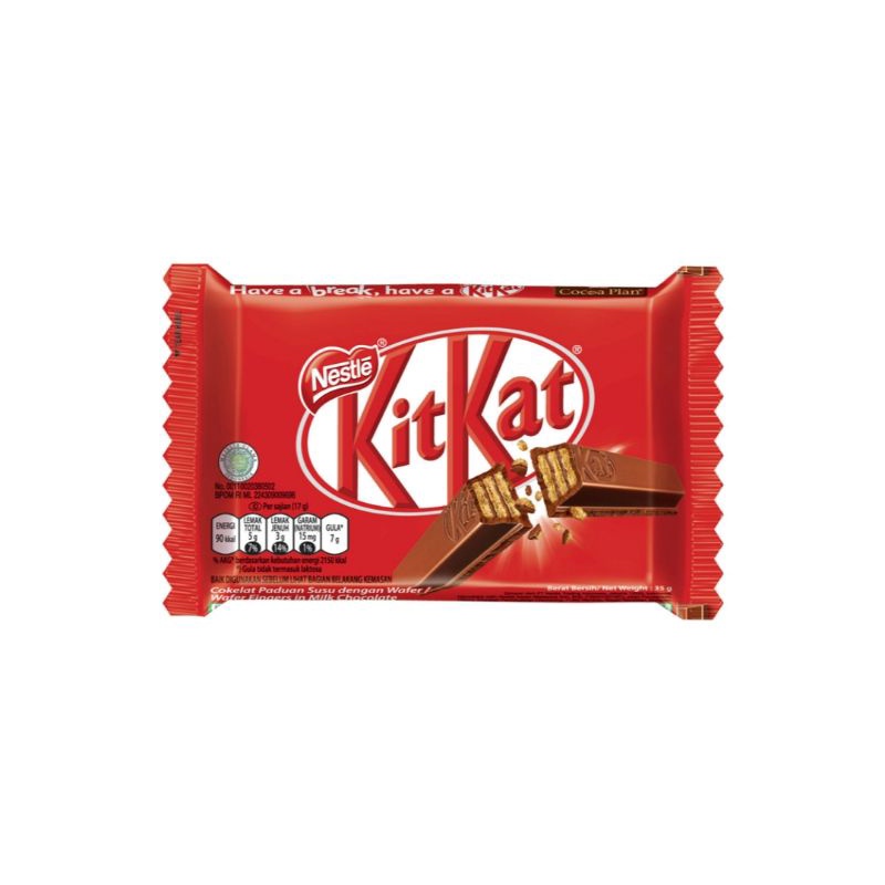 Jual KITKAT CHOCOLATE 4F 35GR | Shopee Indonesia