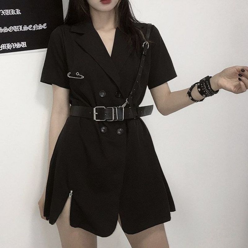 Haruki Dress in Black (READY STOCK)