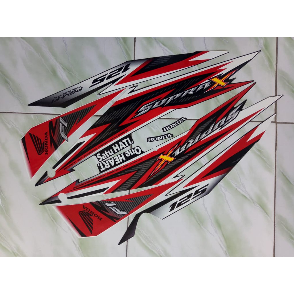 Jual Stiker Striping Motor Honda Supra X Shopee Indonesia