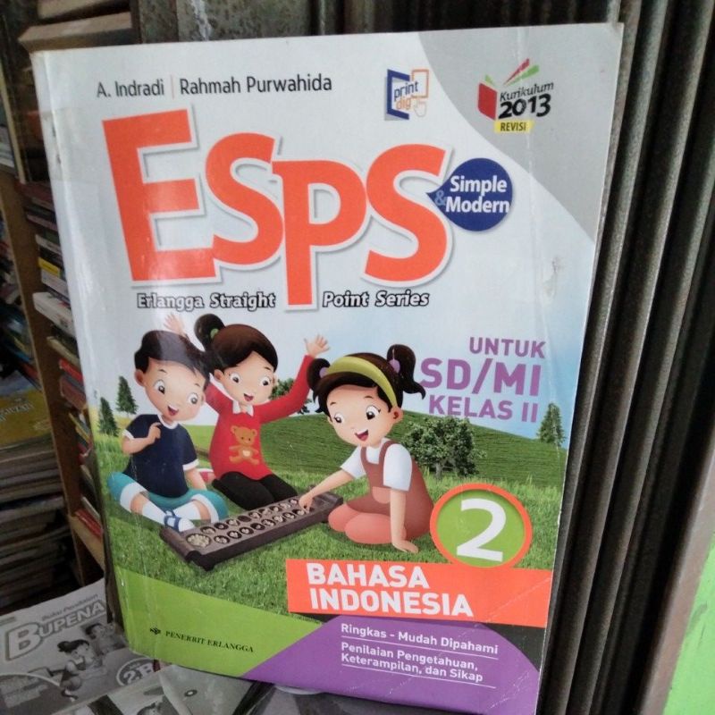 Jual Buku Esps Bahasa Indonesia Kelas 2 Sd/II SD Erlangga Revisi ...