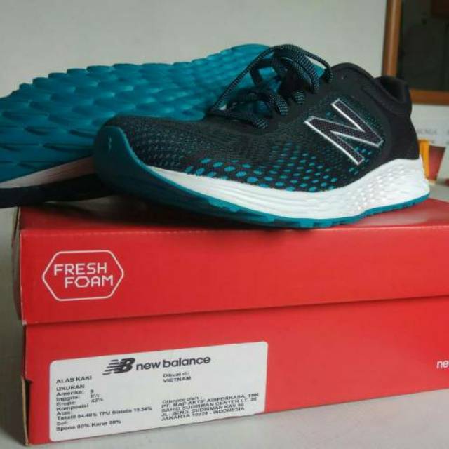 Jual NEW BALANCE fresh foam ARISHI V2 - MARISCT2 black blue | Shopee  Indonesia