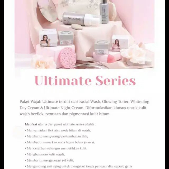 Jual MS Glow Ultimate Series - Free Pouch/Totte Bag (CASHBACK 10K