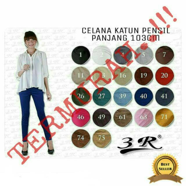 Jual Celana Katun Anti Begah Panjang Cm Original R Cocok Buat Tb Cm Ke Atas Shopee