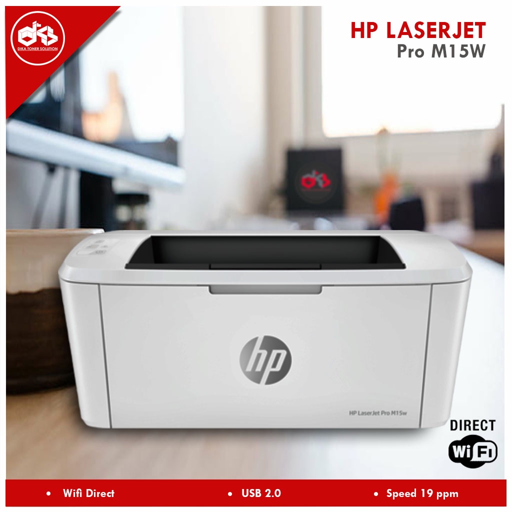 Jual Printer m15w HP LaserJet Pro M15w Bisa wifi/wireles | Shopee Indonesia