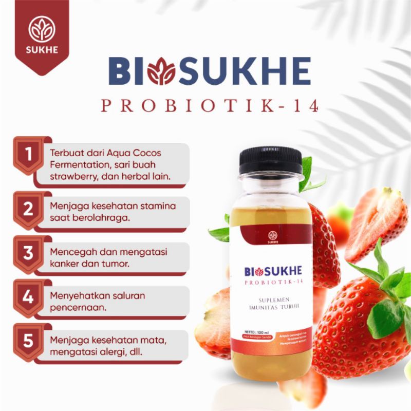 Biosukhe Probiotik 14 Kanker Tumor Daya Tahan Tubuh