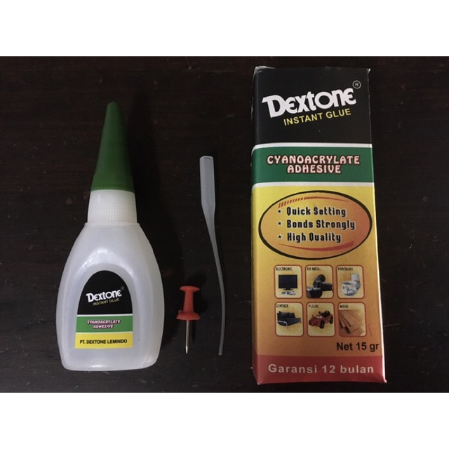 Jual DEXTONE INSTANT GLUE CYANOACRYLATE ADHESIVE LEM KAYU PLASTIK BESI