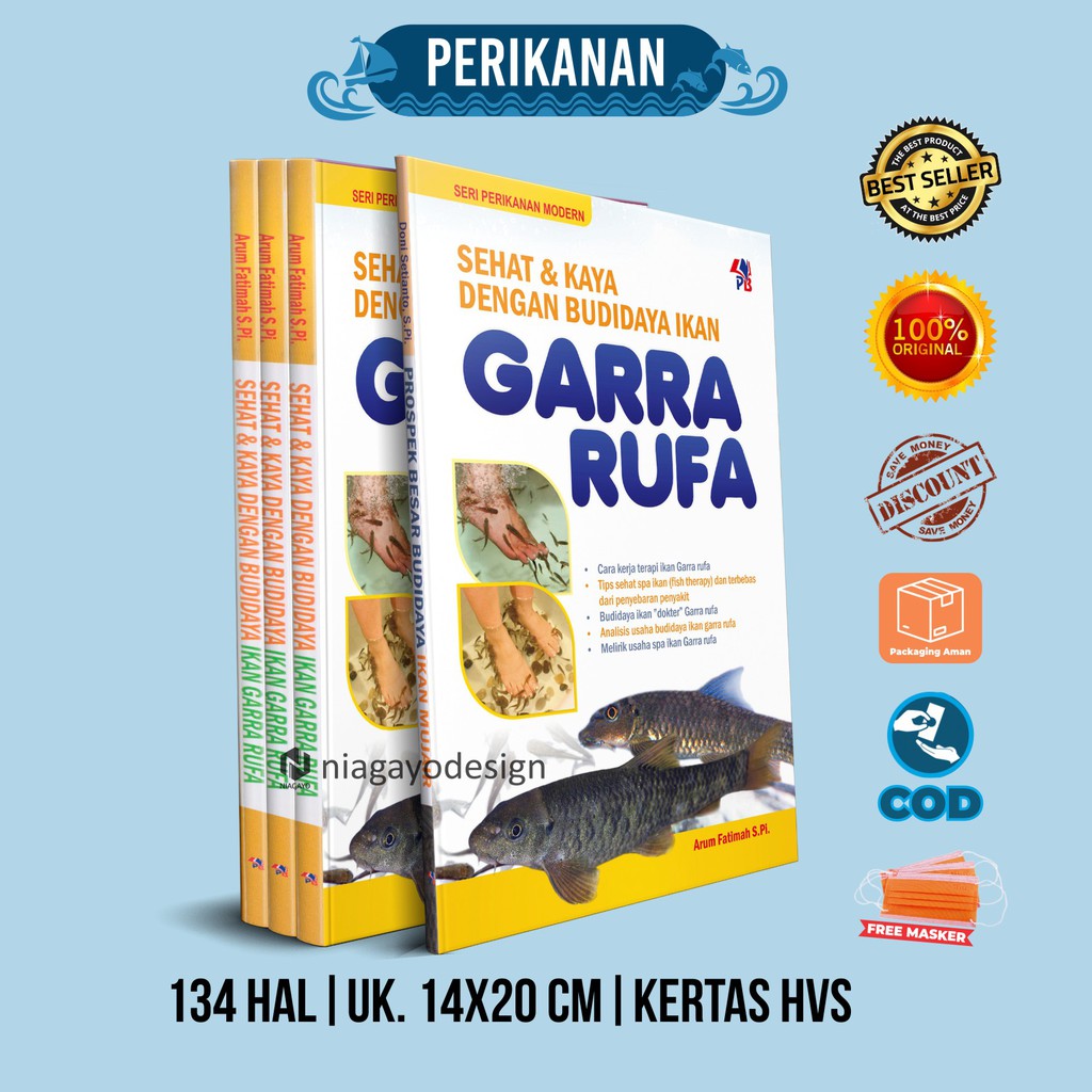 Jual Buku Perikanan Pintar Budidaya Udang Galah Windu Ikan Mujair Lele ...