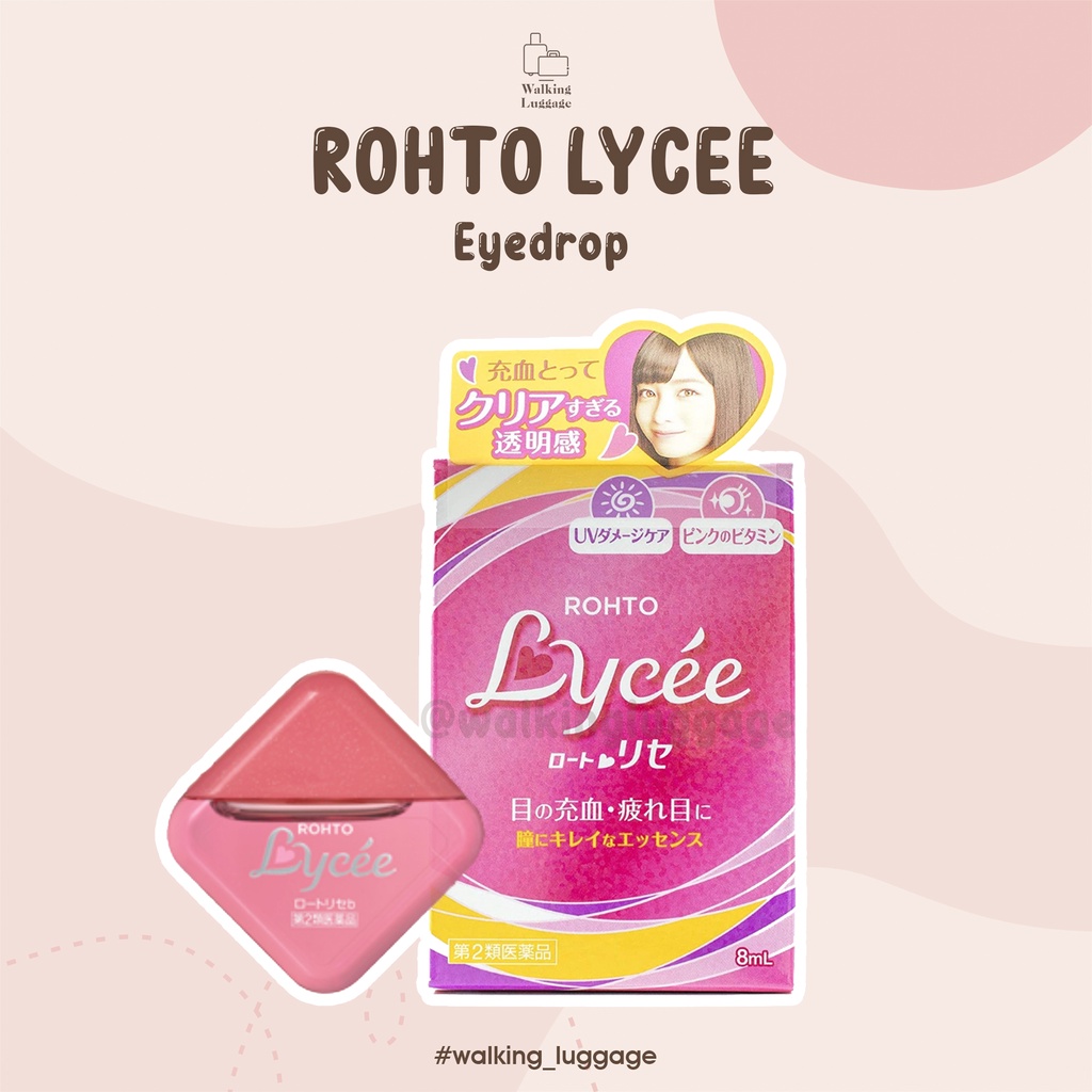 Jual Rohto Lycee Eyedrop Obat Tetes Mata Original Japan Shopee Indonesia