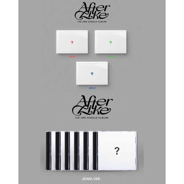 IVE - After Like (Photo Book Ver.) 3° Single Album + Poster E Photocard In Omaggio
