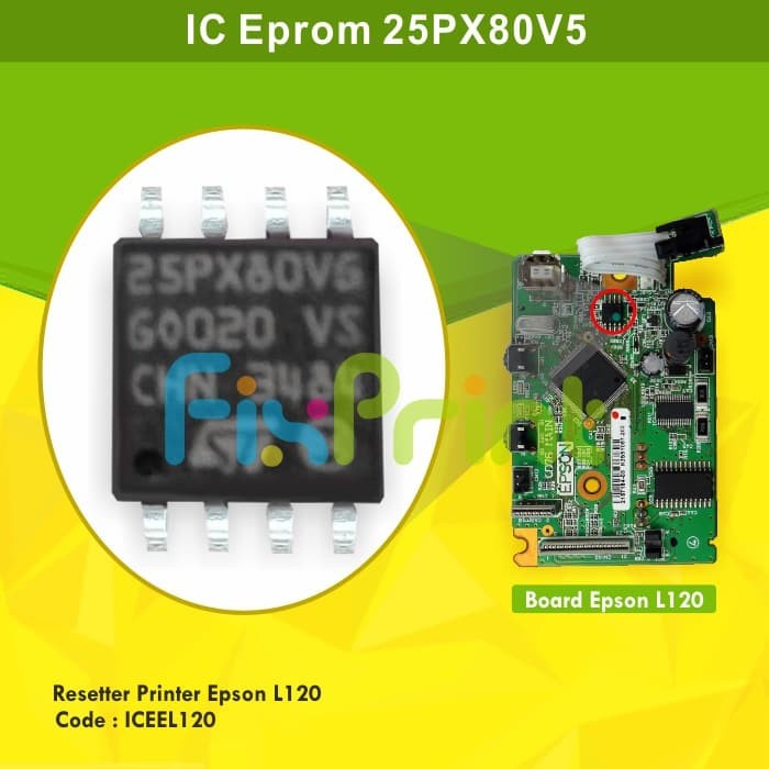 Jual Ic Eprom Eeprom Epson L120 Resetter Counter Mainboard Printer L120 Shopee Indonesia 9318