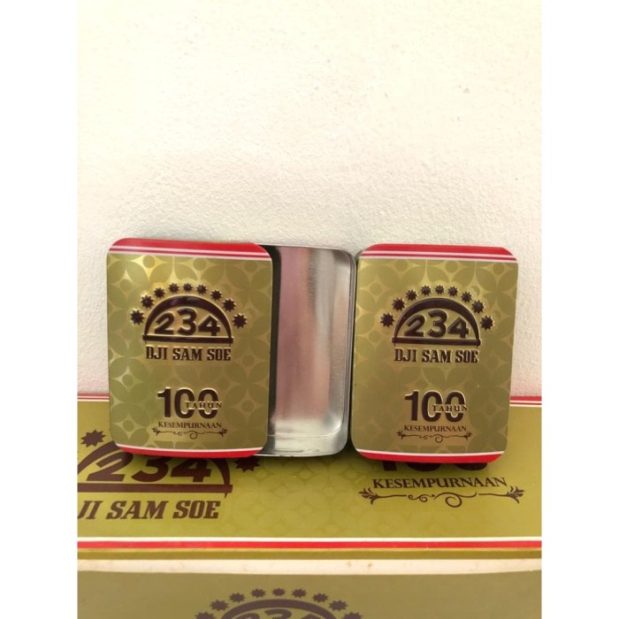 Jual Kotak Rokok 234 Dji Sam Soe - Model Bukaan Geser Edisi 100 Tahun ...