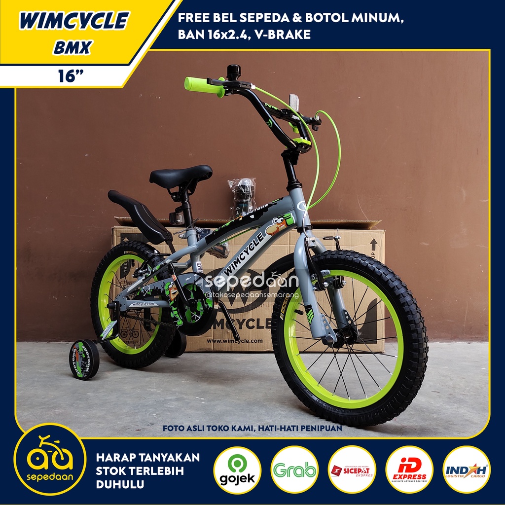 Jual Sepeda Anak BMX 16" WIMCYCLE - 2.4 (PULAU JAWA) | Shopee Indonesia