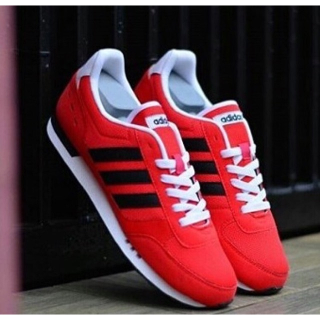 Adidas neo city racer red clearance