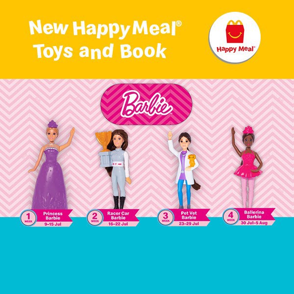 Jual Mainan BARBIE 2020 Happy Meal McD Shopee Indonesia