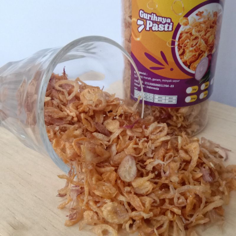 Jual Bawang Goreng Crispy Cemilan Enak Asli Premium Kemasan Toples 100g ...