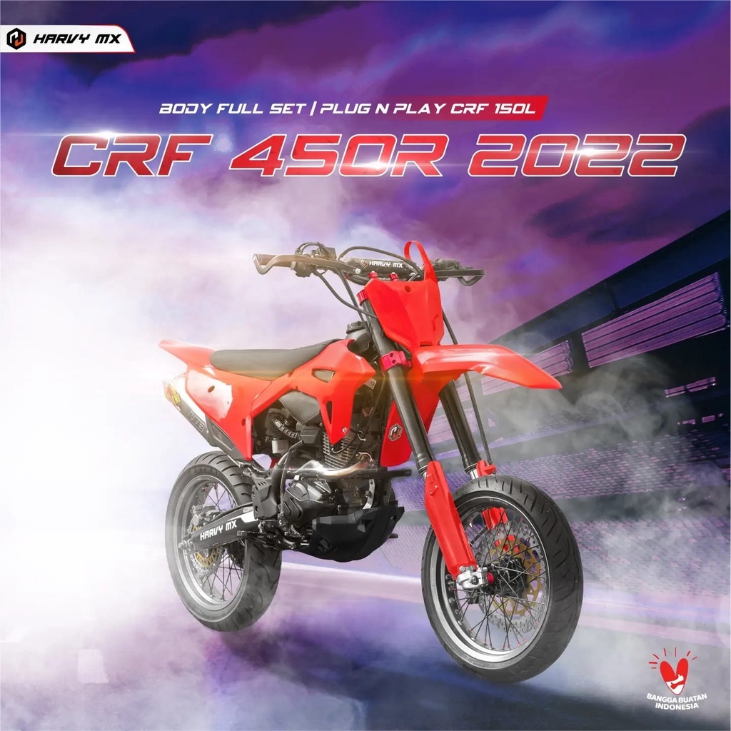 Jual BODY FULL SET KOMPLIT HONDA CRF 450BODY SET TANGKI DAN JOK CRF