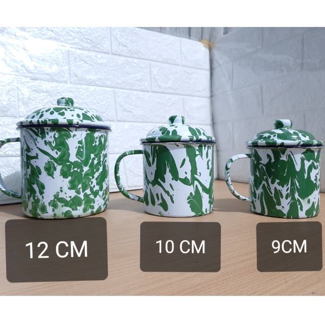 Jual Gelas Mug Cangkir Enamel Seng Kaleng Blirik Blurik Jadul Vintage 9cm 10 Cm 12 Cm Shopee 4205