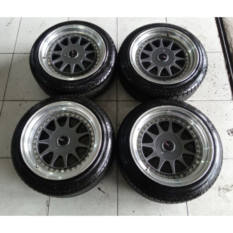 Jual Velg mobil bekas Hartge(hsr) Ring 16 H4x100/114,3 +Ban Phi 195 50 ...