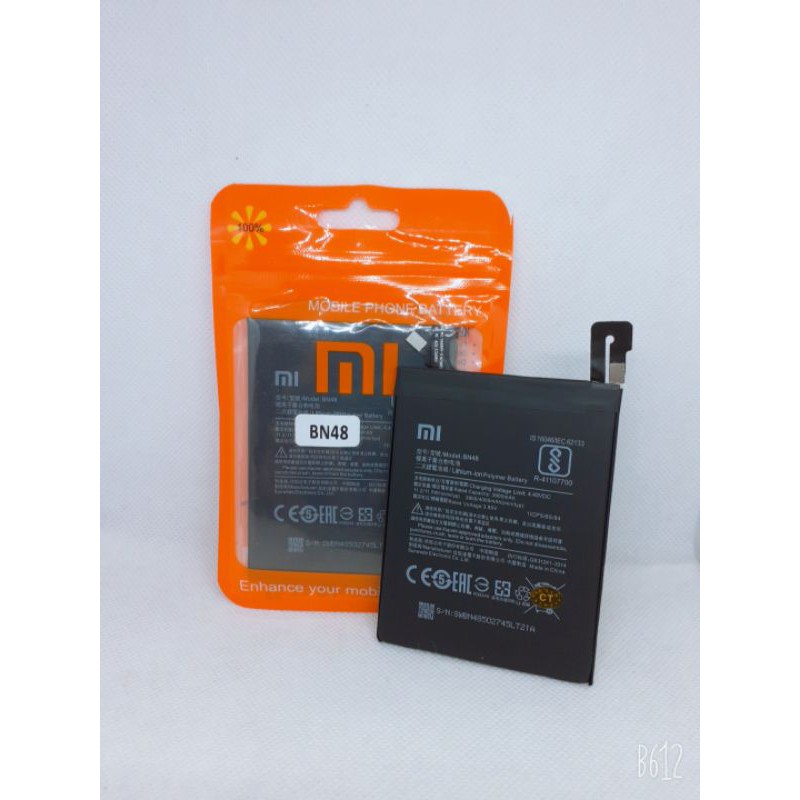 OH-BOX Batteria Compatibile Con Xiaomi BN48 Per Redmi Note 6 Pro (M1806E7TG, M1806E7TH, M1806E7TI) - 3900 MAh