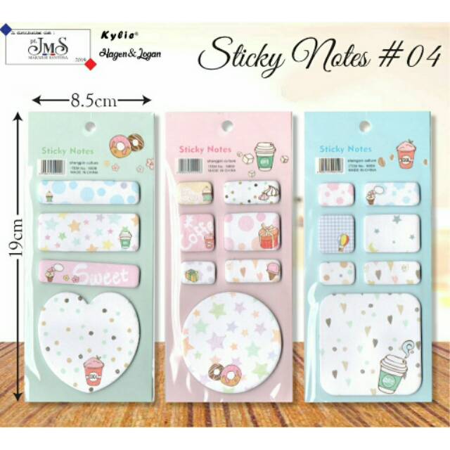Jual Sticky Notes 04 ( Buy 2 Get 1 ) | Shopee Indonesia
