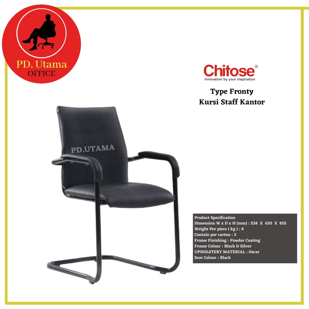 Jual Kursi Kantor Hadap Chitose FRONTY MURAH Kursi Kerja Staff/Kursi