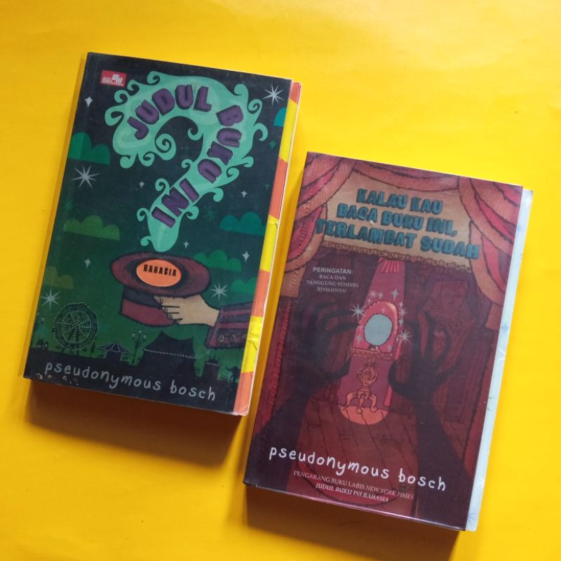 Jual Novel Judul buku ini rahasia dan kalau kau baca buku ini terlambat