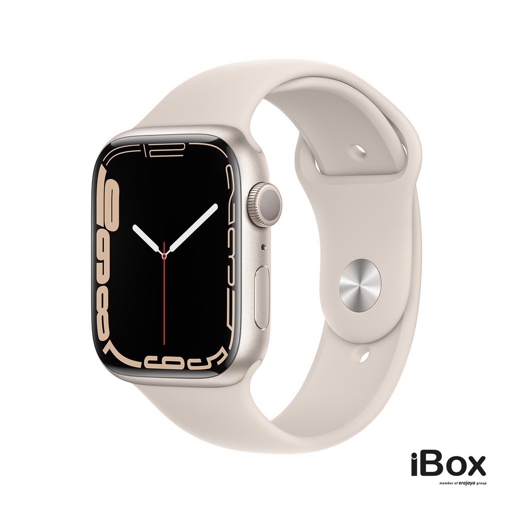 Jual Apple Watch Series 7 45mm GPS Starlight Starlight Sport Band Shopee Indonesia