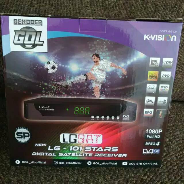 Jual Receiver KVision GOL series Optus dan LGsat Shopee Indonesia