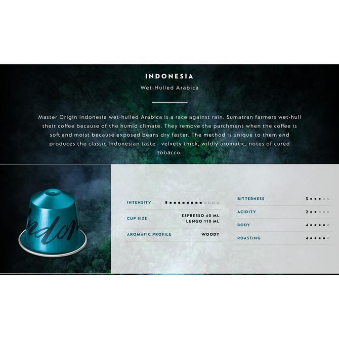 Jual NESPRESSO MASTER ORIGIN INDONESIA COFFEE CAPSULE / KAPSUL KOPI ...