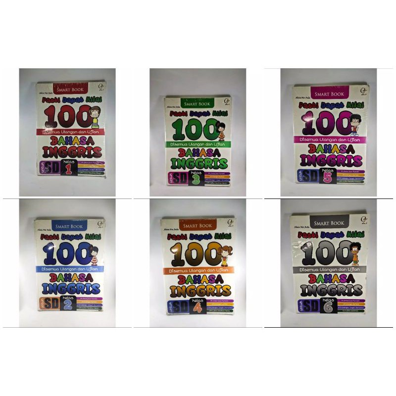 Jual smart book bahasa inggris kelas 1 2 3 4 5 dan 6 . vb3/A | Shopee ...