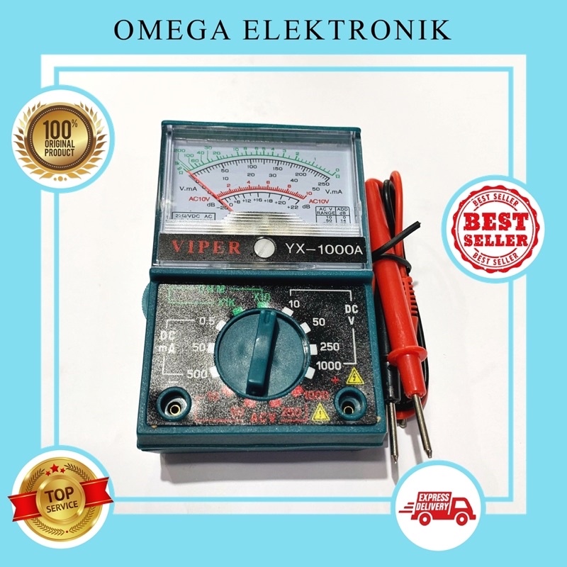 Jual Multimeter Viper YX-1000A/Avometer Viper YX 1000A | Shopee Indonesia