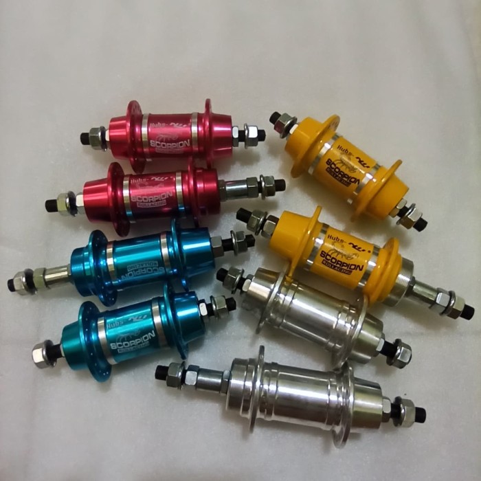 Jual hub scorpion 36H ulir sealed bearing loncer laker warna sepeda ...