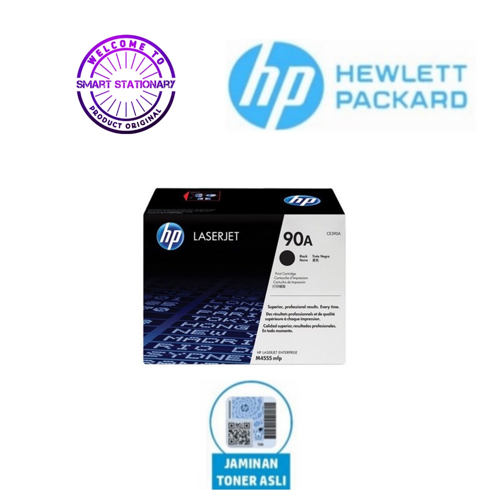 Jual HP 90A Black Original LaserJet Toner Ink Cartridge (CE390A ...