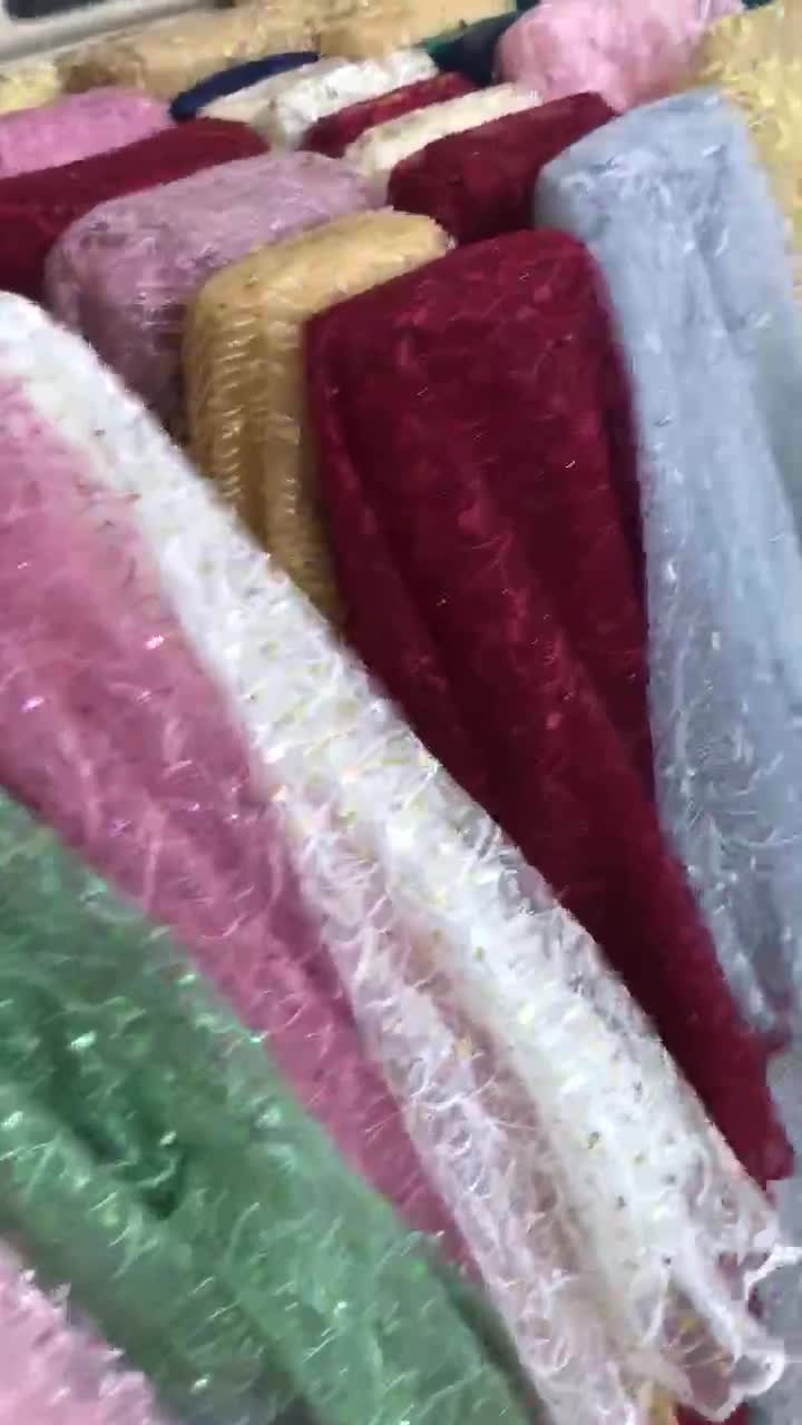 Jual TERMURAH!!! Kain bahan Tulle akar mutiara (PROMO)/ bahan kebaya ...
