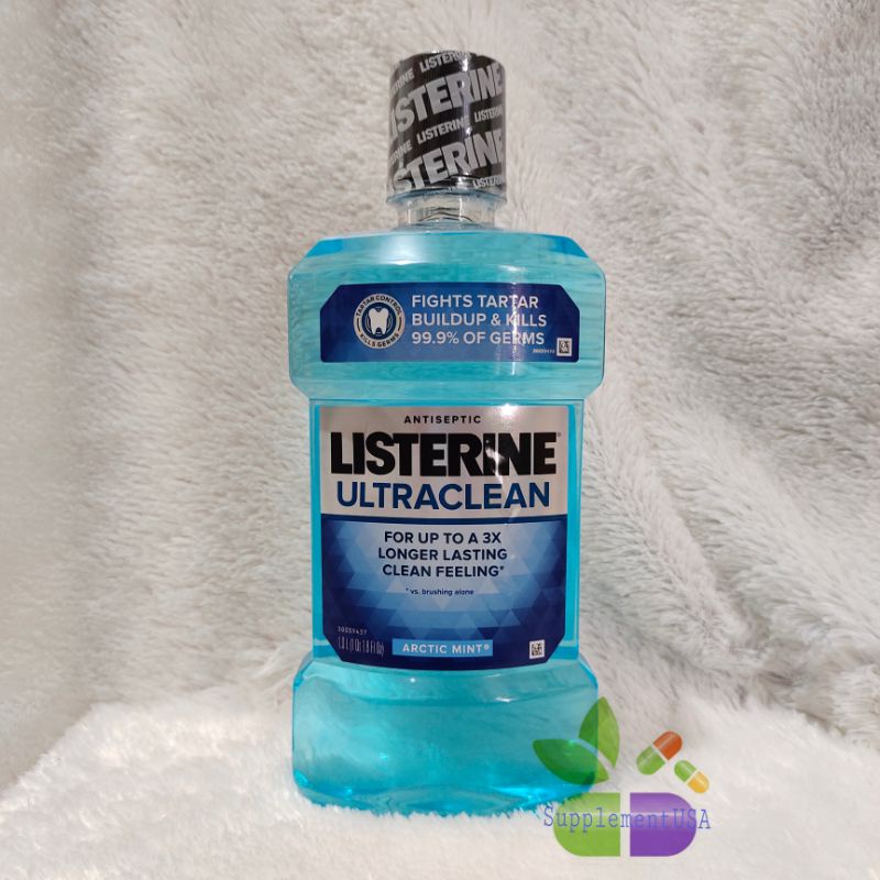 Jual Listerine ultraclean arctic mint 1liter obat kumur ori usa