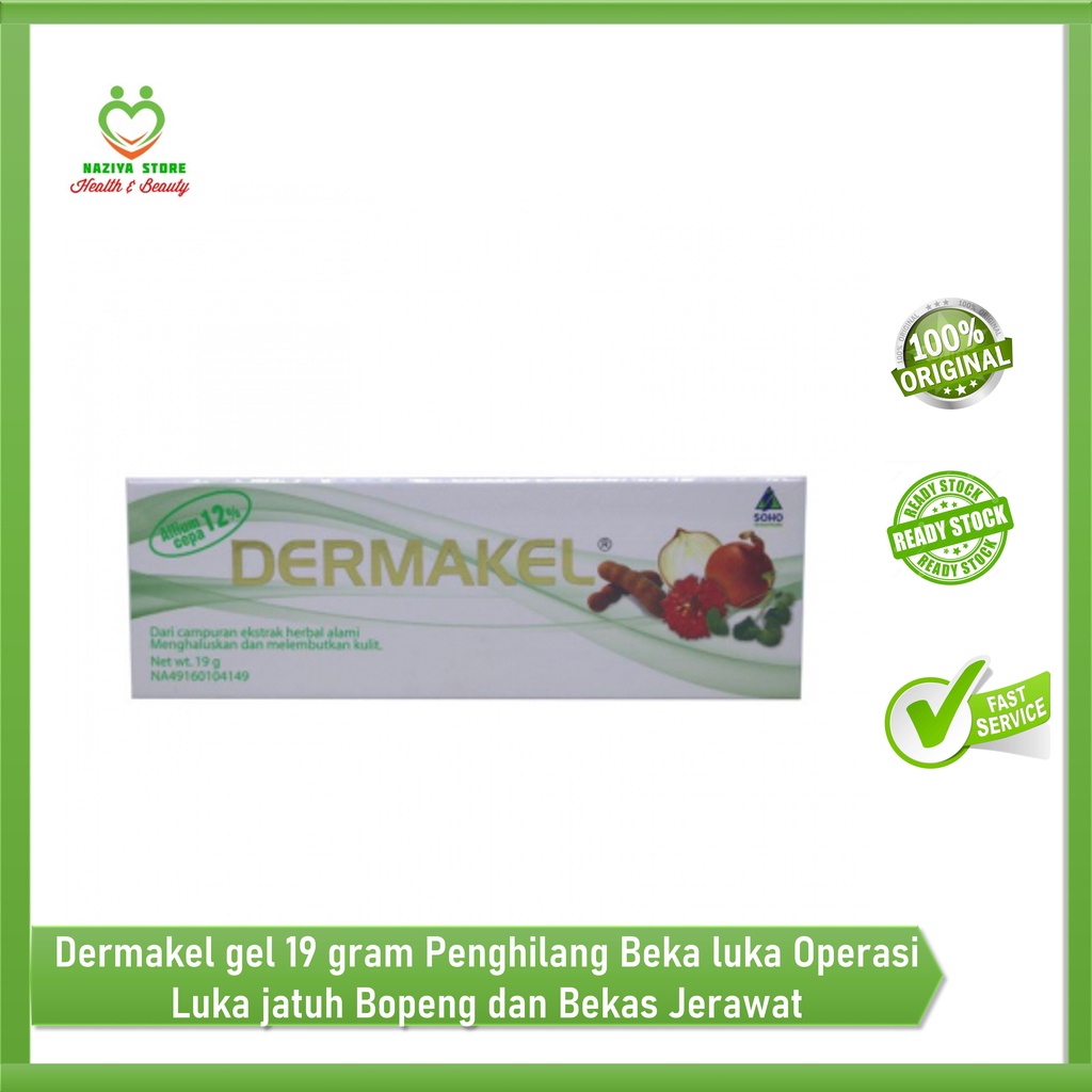 Jual DERMAKEL GEL 19gr /antikeloid / Penghilang bekas luka ...
