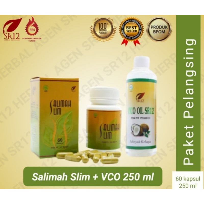 Jual Ampuh Salimah Slim Sr12 Pelangsing Herbal Obat Diet Ampuh