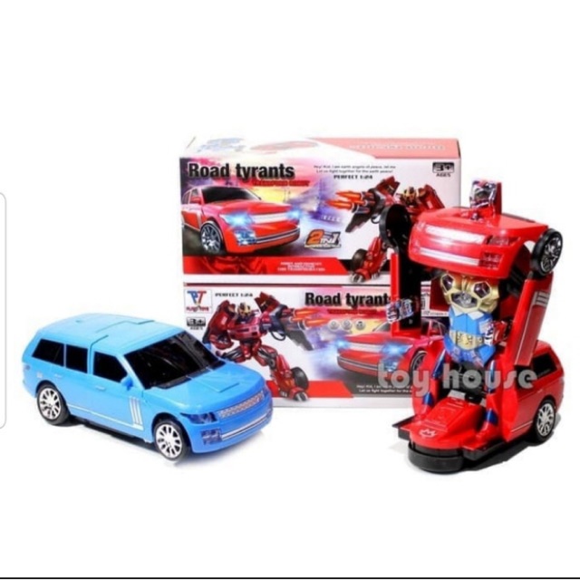 Jual MOBIL TRANSFORMER ROBOT ROAD TYRANTS 8991 | Shopee Indonesia
