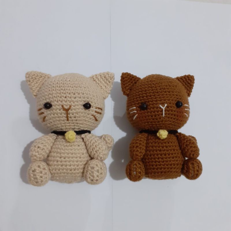 Jual CAT AMIGURUMI/BONEKA RAJUT KUCING | Shopee Indonesia